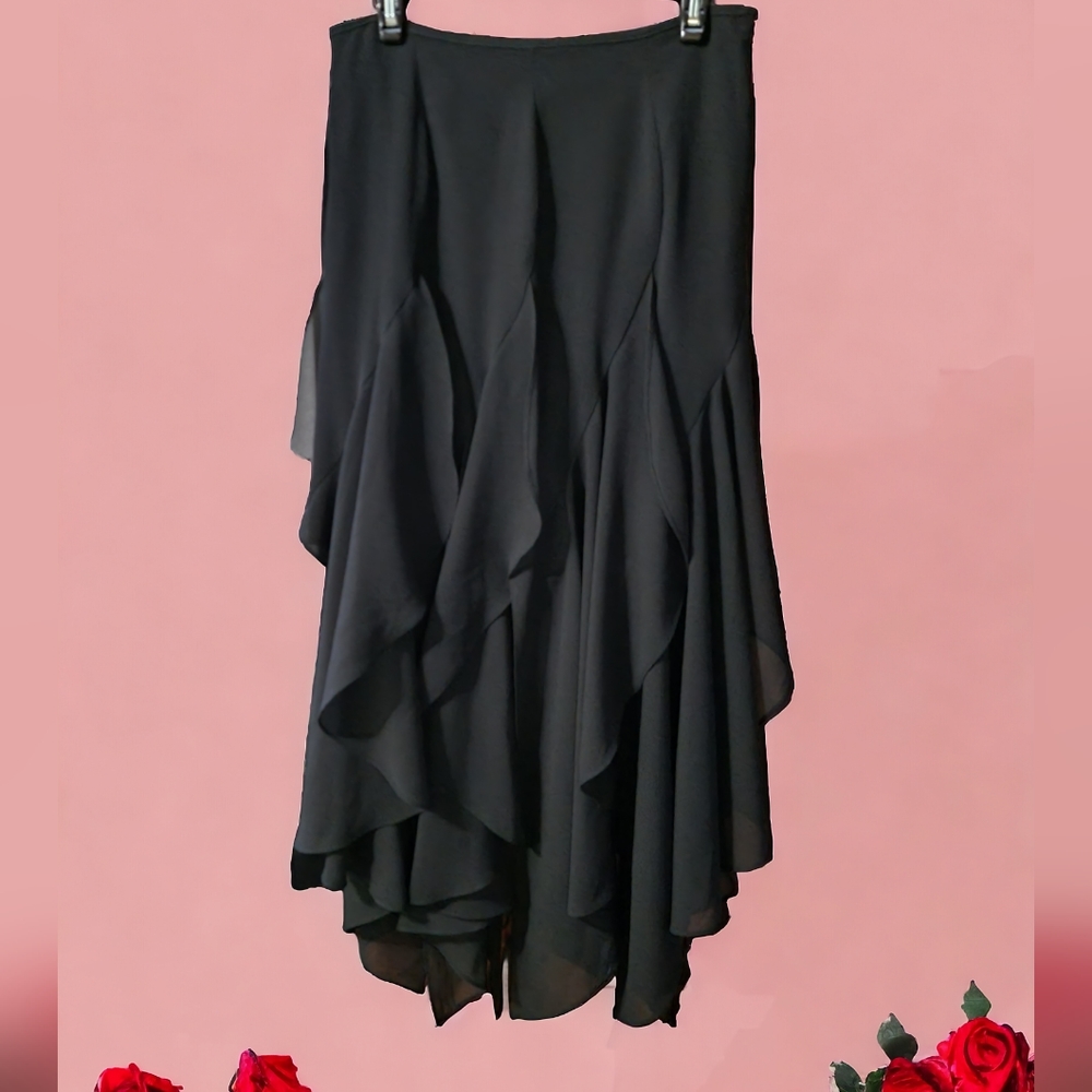 Vintage Laura Layered Asymmetrical Skirt